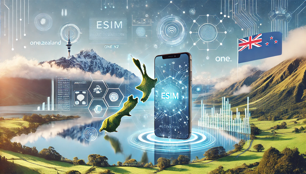 新西兰 ONE.NZ 预付eSIM:保号卡,支持漫游VoWiFi