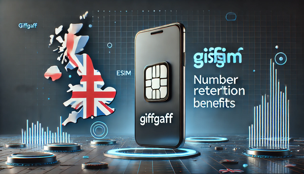 英国Giffgaff电话卡，高性价比保号+eSIM支持
