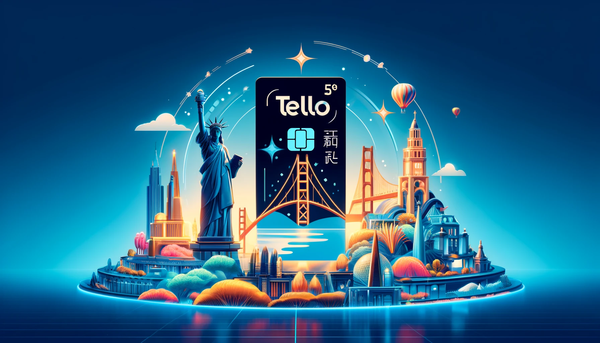 美国Tello电话卡：月付5刀畅享无限短信与全球通话📱
